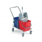 CARRELLO ROLL CROMATO LT.50 CON STRIZZATORE