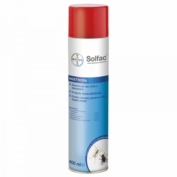 SOLFAC SPRAY MOSCHE ZANZARE 400 ML