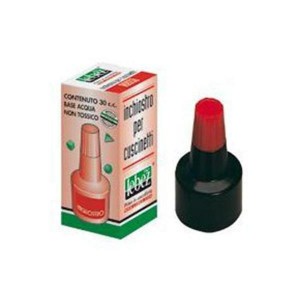 INCHIOSTRO X TAMPONI 30 CC. ROSSO