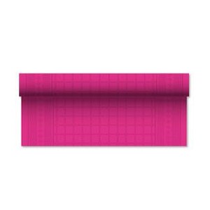 TOVAGLIA 120X7 MT. ROTOLO FUXIA DAMASCATO