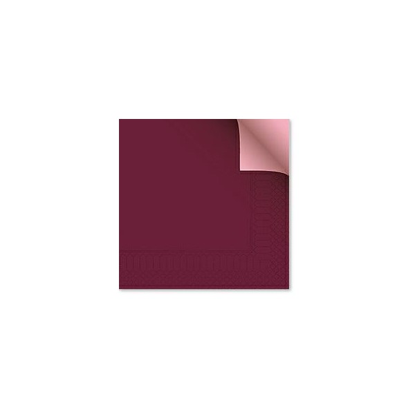 TOVAGLIOLI 40X40 4 V. PZ.50 BORDEAUX BICOLOR