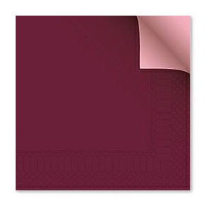 TOVAGLIOLI 40X40 4 V. PZ.50 BORDEAUX BICOLOR