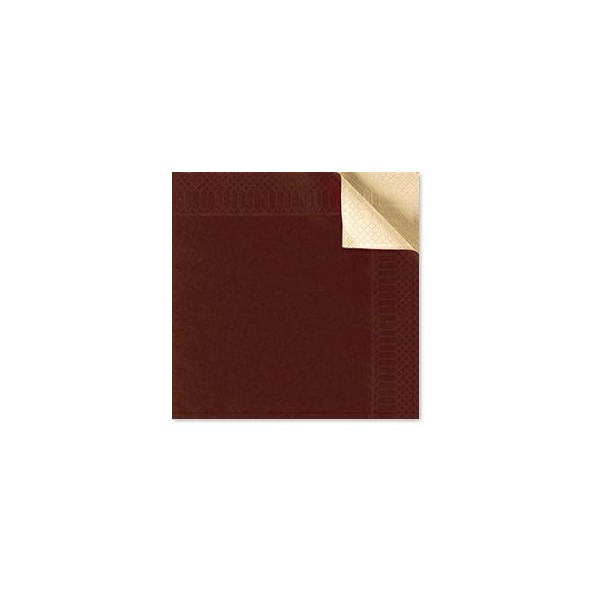 TOVAGLIOLI 40X40 4 V. PZ.50 CIOCCOLATO BICOLOR