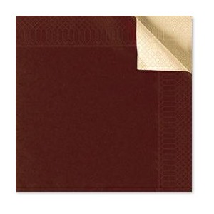 TOVAGLIOLI 40X40 4 V. PZ.50 CIOCCOLATO BICOLOR