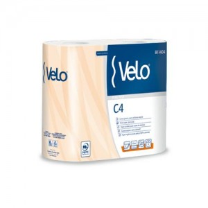 CARTA IGIENICA  4 ROT. MAXI C4 VELO PURA CELL.