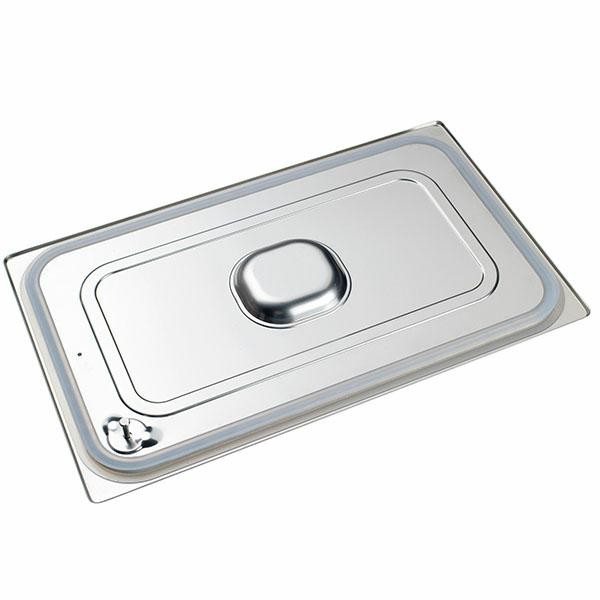 COPERCHIO BACINELLA INOX 1-1 CON SPACCO MAN.