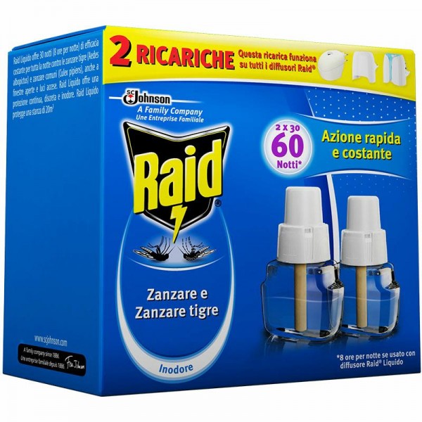 RAID LIQUIDO RICARICA 30 NOTTI