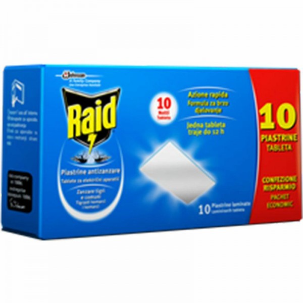 RAID PIASTRINE X 10 PZ