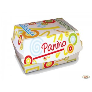 HAMBURGER BOX MM.160X155X90 H. PZ.50 IN CARTA