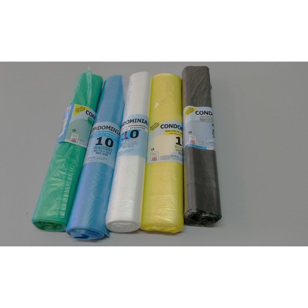 SACCHETTO N.U. 72X110 ROTOLO PZ.10 NERO EXTRA FORTORE