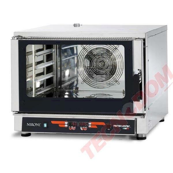 FORNO A CONVENZIONE 4 TEGLIE GN 1/1 "NERONE" DIGIT ELETT. VAPORE