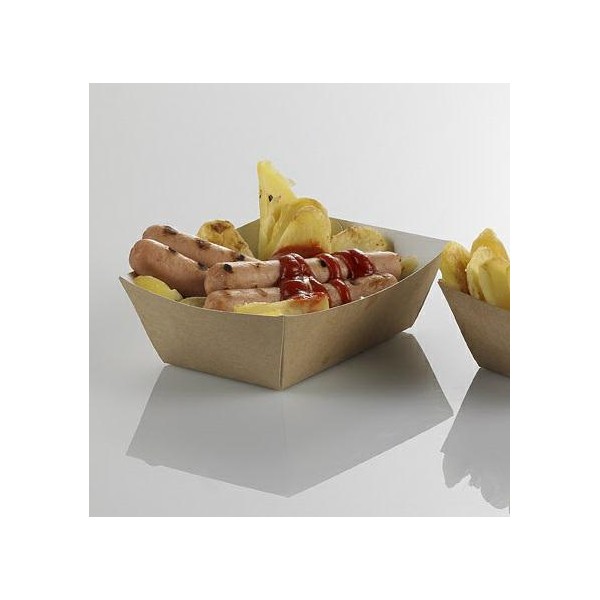 VASCHETTA FRITTI TAKEAWAY KRAFT+PE AVANA 17X9,5X4,8 PZ.100