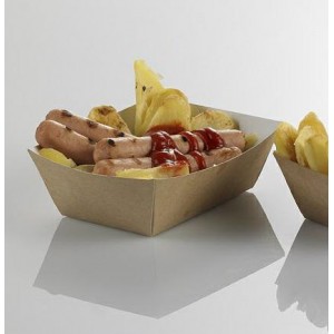 VASCHETTA FRITTI TAKEAWAY KRAFT+PE AVANA 17X9,5X4,8 PZ.100