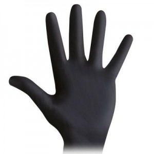 GUANTI NITRILE BLACK 100 PZ. XLARGE