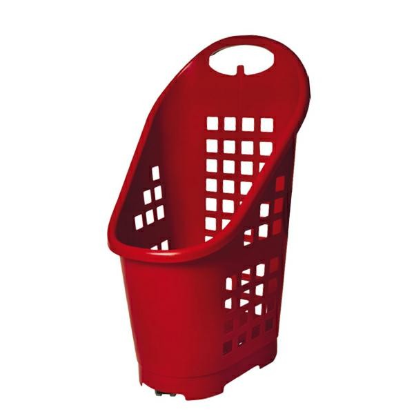 CESTO SPESA PLASTICA BLU Lt. 64 CON MANICO