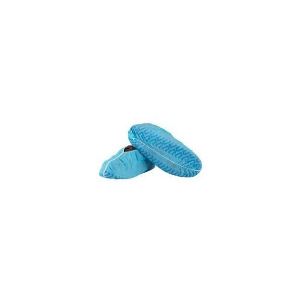 COPRISCARPE AZZURRO CON ANTISCIVOLO PZ.100 POLIPROPILENE