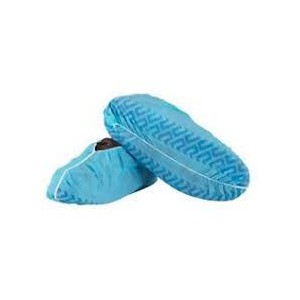 COPRISCARPE AZZURRO CON ANTISCIVOLO PZ.100 POLIPROPILENE