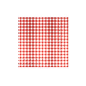 TOVAGLIOLI CARTA A SECCO  40X40 PZ.50 QUADRETTO ROSSO