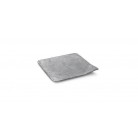 VASSOIO STONE QUADRO CM.11X11 GRIGIO MONOPORZIONE PZ.40